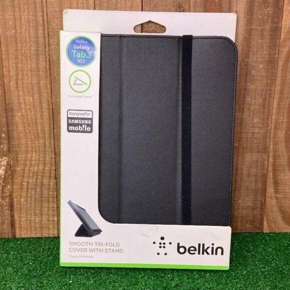 Belkin Galaxy Tab 3 10.1 Tablet Stripe Cover + Stand - Picture 1 of 3